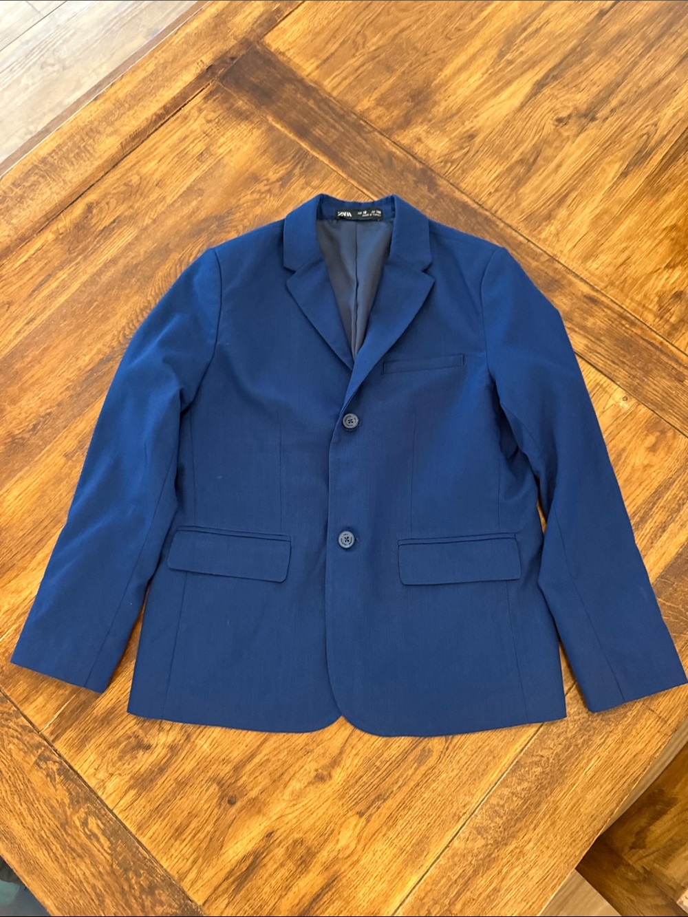 Zara Blue Boys' Tailored Blazer